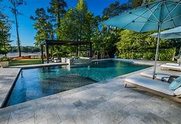 Image result for Rectangular Pool with Spa