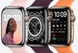 Image result for Apple Watch Series 7 Blue Stainless Steel