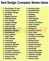 Image result for Cool Names for a Design