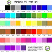 Image result for Sublimation Colour Chart