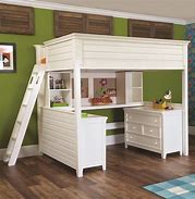 Image result for Bunk Bed with Desk and Slide