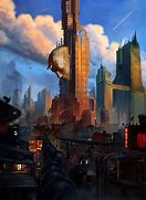 Image result for Fancy Dystopian City