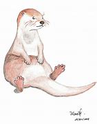 Image result for A River Otter Mascot Drawing