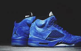 Image result for Air Jordan Royal Blue 5