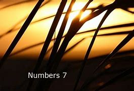 Image result for Numbers 7 Bible