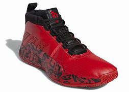 Image result for Dame 5 Shoes Orange and Red