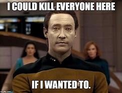 Image result for Data From Star Trek Memes