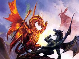 Image result for Dragons Fighting Art