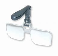 Image result for Clip On Magnifiers for Glasses