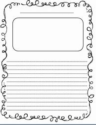 Image result for Lined Story Writing Paper Template