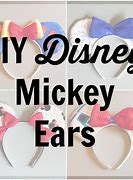 Image result for DIY Mickey Ears for Kids 2