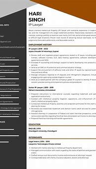 Image result for Attorney Resume Format