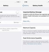 Image result for iPhone Old Battery Warning Signs