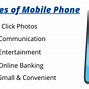 Image result for Uses of Cell Phones