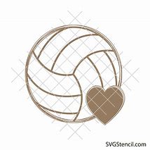 Image result for Volleyball Love SVG