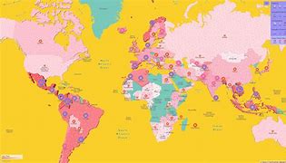 Image result for Simpsons World Map