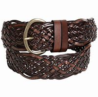 Image result for Women's Braided Leather Belt