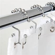 Image result for Double Glide Shower Curtain Rings