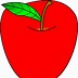 Image result for Big Red Apple Clip Art