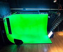 Image result for green screens rooms set up