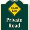 Image result for Dead-End Water Main Sign