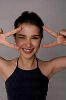 Image result for Female Peace Sign