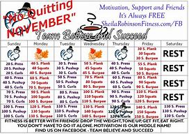 Image result for Monthly Workout Challenges