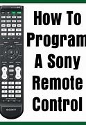 Image result for Program Sony Remote