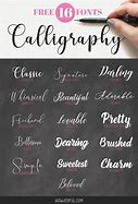 Image result for Styles of Calligraphy Fonts