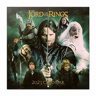 Image result for Lord of the Rings 2023 Wall Calendar