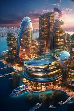 Pin by Antarik Fox on Arhitecture in 2023 | Futuristic city, Fantasy landscape, Fantasy art landscapes