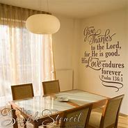 Image result for Bible Verse for Kitchen Wall