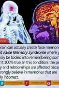 Image result for False Memory Syndrome Symptoms