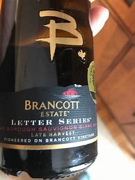 Image result for Brancott Estate Sauvignon Blanc Letter Series B Late Harvest