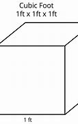 Image result for Show 1 Cubic Feet