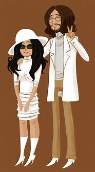 Image result for Yoko Ono Cartoon