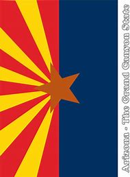 Image result for Downloadable Arizona State Flag