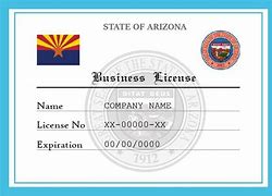 Image result for Arizona Business License Sample