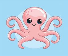 Image result for Adorable Cartoon Octopus