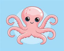 Image result for Baby Orange Beaked Octopus Cartoon 3D