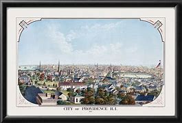 Image result for Antique Map Providence RI