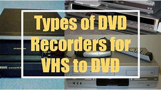 Image result for VHS DVD Recorder