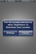 Image result for Turn On Location Service UI