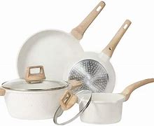 Image result for White Pots and Pans Set