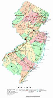 Image result for Map of New Jersey Towns