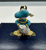 Image result for Donald Duck Jewel-Encrusted Figurine