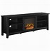 Image result for Modern TV Stand with Electric Fireplace