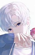 Image result for Anime Boy with Blue Eyes Going to School