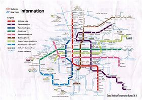 Image result for Osaka Subway Map