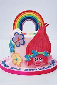 Image result for Princess Poppy Trolls Cake